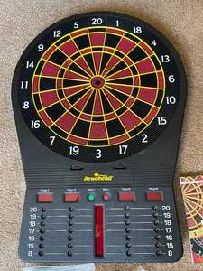 lot 117 image: Electronic Soft Tip Arachnid Dart Board