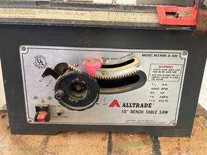lot 143 image: Alltrade 10 Inch Bench Table Saw