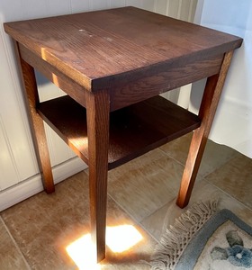 lot 95 image: Wooden Accent Table
