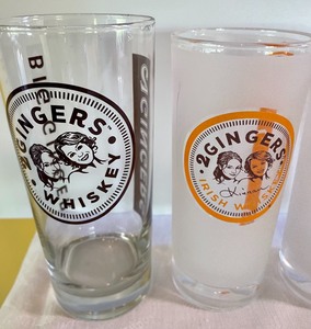 lot 163 image: Six 2 Gingers Glasses