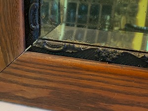lot 209 image: Small Vintage Wall Mirror
