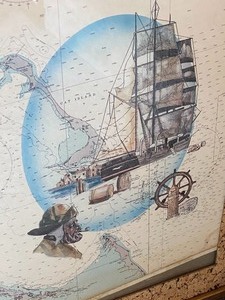 lot 212 image: Two Nautical Themed Framed Prints