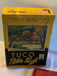 lot 225 image: Vintage Tuco Puzzle and Flinch Game