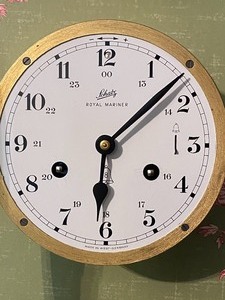 lot 217A image: Nautical Clock, Barometer and Coordinating Portal Mirror