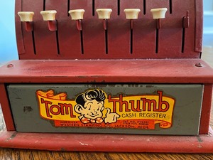 lot 224A image: Vintage Childs Tom Thumb Cash Register