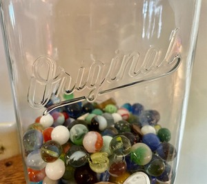 lot 240 image: Marbles in a Beverage Dispenser