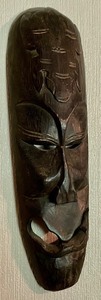 lot 276 image: Decorative Wooden Mask