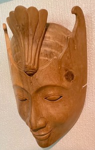 lot 279 image: Ornate Wooden Mask