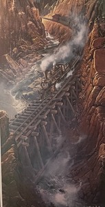 lot 274 image: Black Canyon Express Print by Ted Blaylock