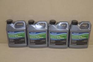 lot 142 image: 4 Jugs of Aqua Mix Stone and Tile Cleaner