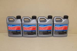 lot 141 image: 4 Jugs of Aqua Mix Cement Grout Haze Remover