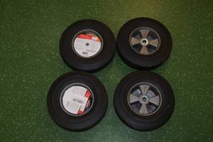 lot 166 image: 4 ProSource Hand Truck Wheels