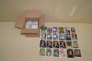 lot 58 image: Box of Football Cards - Some Baseball
