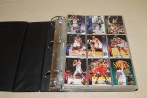 lot 66 image: Binder of Basketball Cards - Mostly 90s