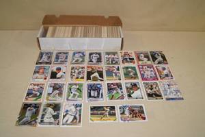lot 75 image: Box of Baseball Cards - Large Assortment, Ohtani, Acuna