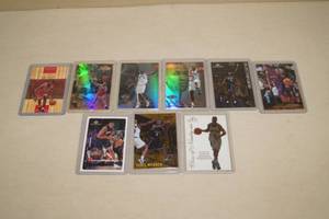 lot 67 image: Basketball Cards - Marbury, Webber
