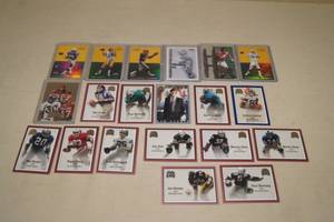 lot 60 image: Football Cards - Warner, Manning