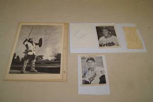 lot 51 image: Vintage Signed Pictures - Tony Oliva, Rod Carew, Bob Allison, Billy Martin