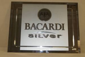 lot 43 image: Bacardi Silver Collector Mirror