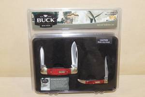 lot 1 image: Buck Special Edition 2 Knife Set