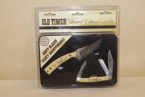 lot 2 image: Schrade Old Timer Limited Edition 2 Knife Set