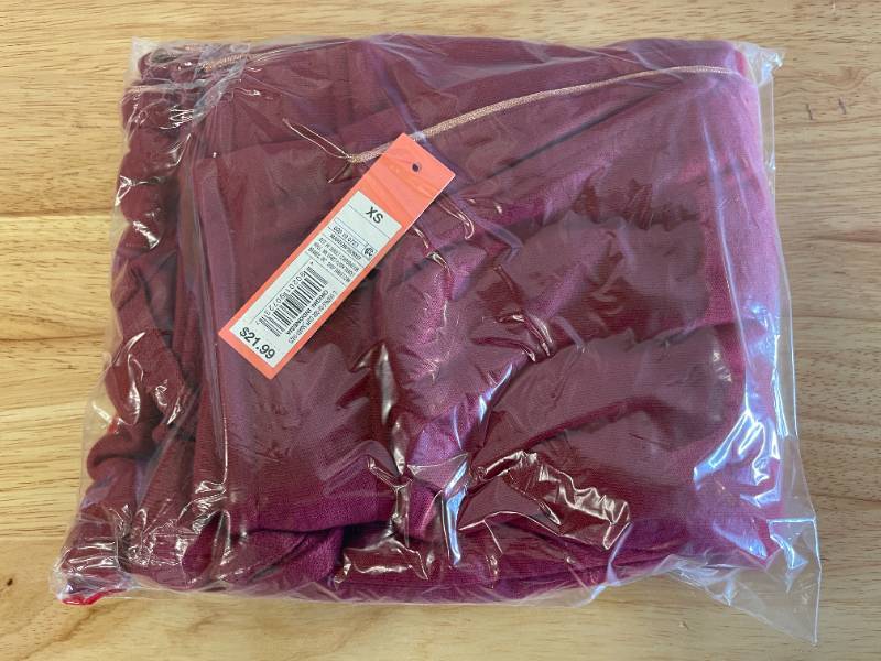 lot 96 image: Colsie Lounge Pants Womens Size XS Burgundy 