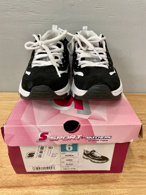 lot 103 image: Skechers Sport Womens Memory Foam Shoes Size 6