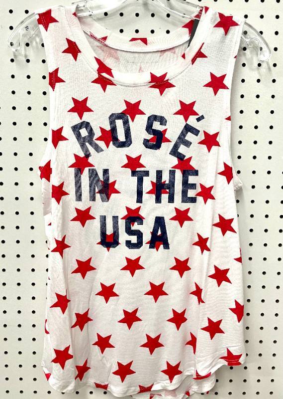 lot 59 image: ROSE in the USA Wine Womens Tank Top Size S