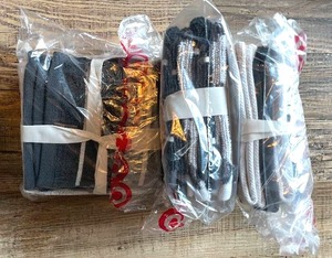 lot 30 image: Lot of 12 Bath Wash Cloths Black & White