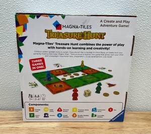 lot 40 image: Magnatiles Treasure Hunt Game