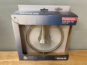lot 23 image: Kohler Bathroom Ring Towel Holder