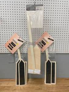 lot 27 image: Lot of 3 DIY Sign Kits
