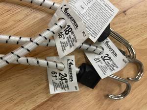lot 136 image: 7 Bungie Cords- Various Sizes