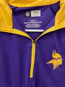 lot 129 image: NFL Minnesota Vikings Womens Long Sleeve Shirt Size S