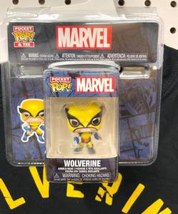lot 152 image: NEW Wolverine Pocket POP Funko Mini Bobblehead Figure & Tee Shirt Youth Size L