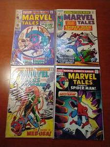 lot 4 image: 4 SilverBronze Age Marvel Tales Comics