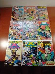 lot 35 image: 9 X-Factor Comics