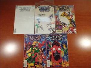 lot 37 image: 5 Zero Hour Comics - Dan Jurgens Autograph