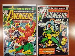 lot 56 image: Avengers #134, 135 - Vision Origin