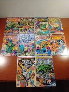 lot 40 image: 10 Marvels Greatest Comics (Fantastic Four)