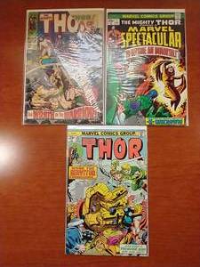 lot 49 image: 3 Thor Comics - Including Silver Age #152