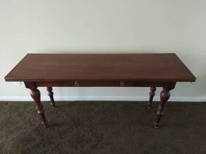 lot 2 image: Ethan Allen Hallway TableDinning Table