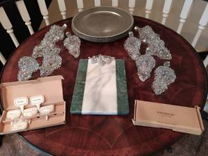 lot 31 image: Collection of Decanters and Entertaining Items