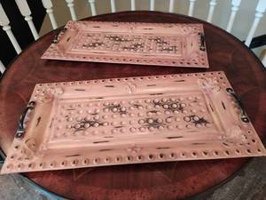 lot 53 image: Two Metal Trays