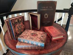 lot 62 image: Seven Decorative Storage Books