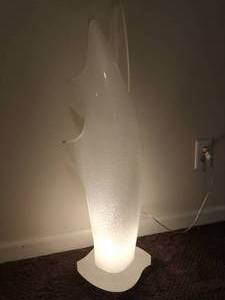 lot 77 image: Vintage Rougier Acrylic Lamp