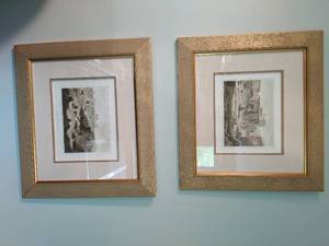 lot 94 image: Pair of Framed Vintage Prints