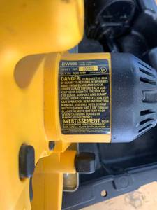 lot 16 image: Dewalt Trim Saw