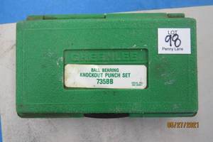 lot 98 image: Greenlee Knockout Punch Set