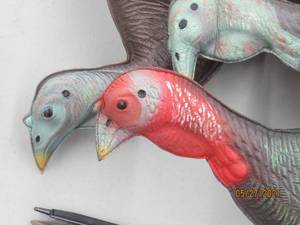 lot 133 image: Turkey Decoys